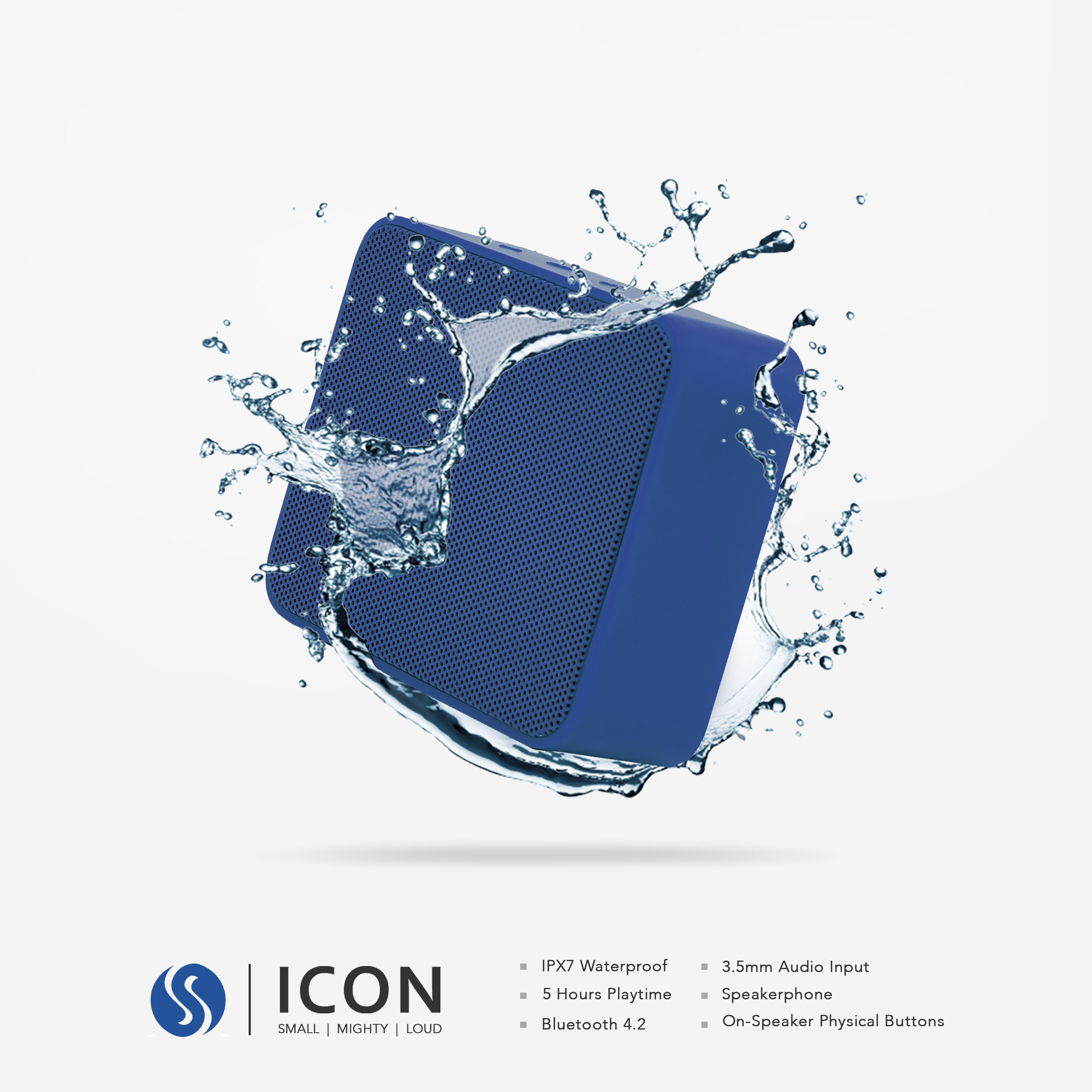 SOUNDSTREAM (USA) ICON IPX7 waterproof Portable Bluetooth Speaker