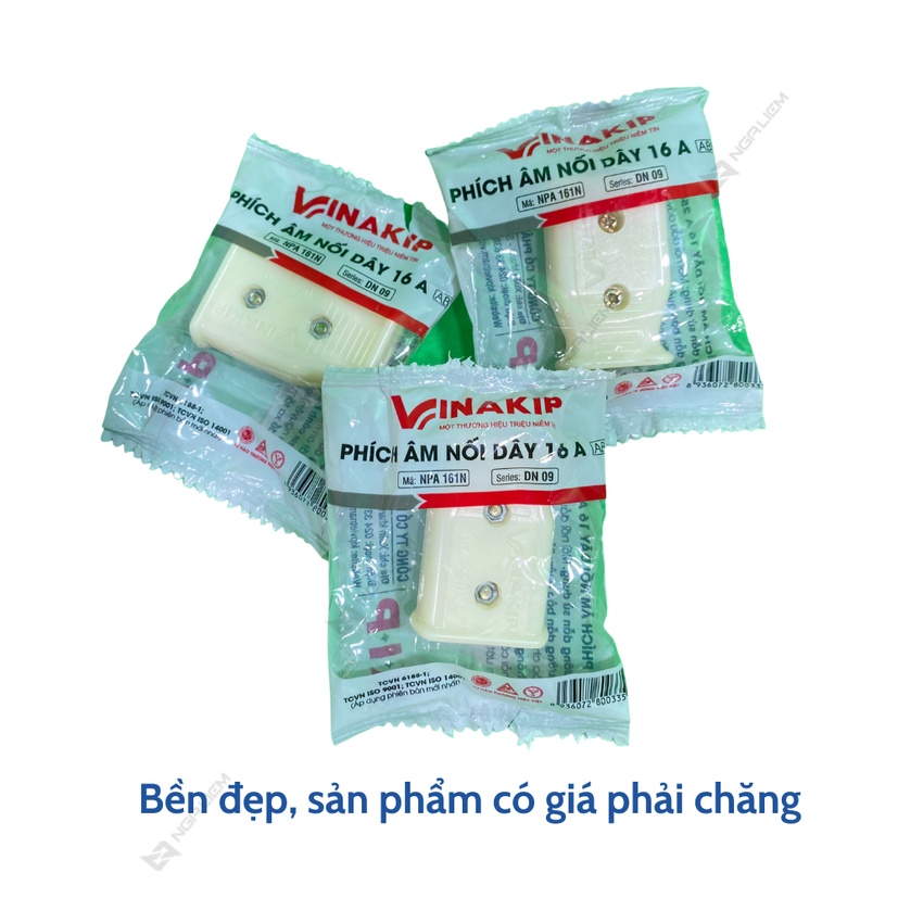 Phích Cắm Đực (PC19) + Phích Cắm Cái (DN09) VINAKIP