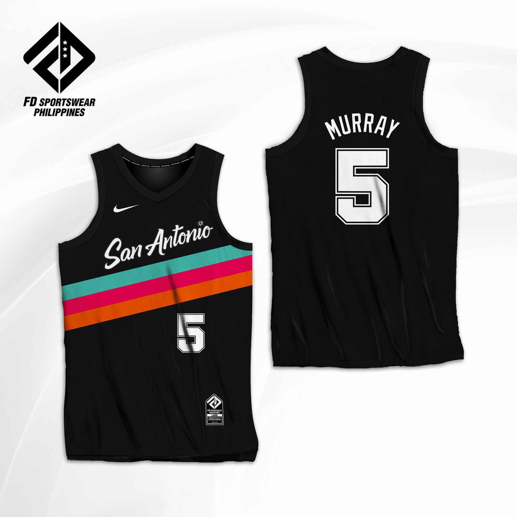 SAN ANTONIO SPURS DEROZAN 2021 CITY EDITION FULL SUBLIMATED JERSEY