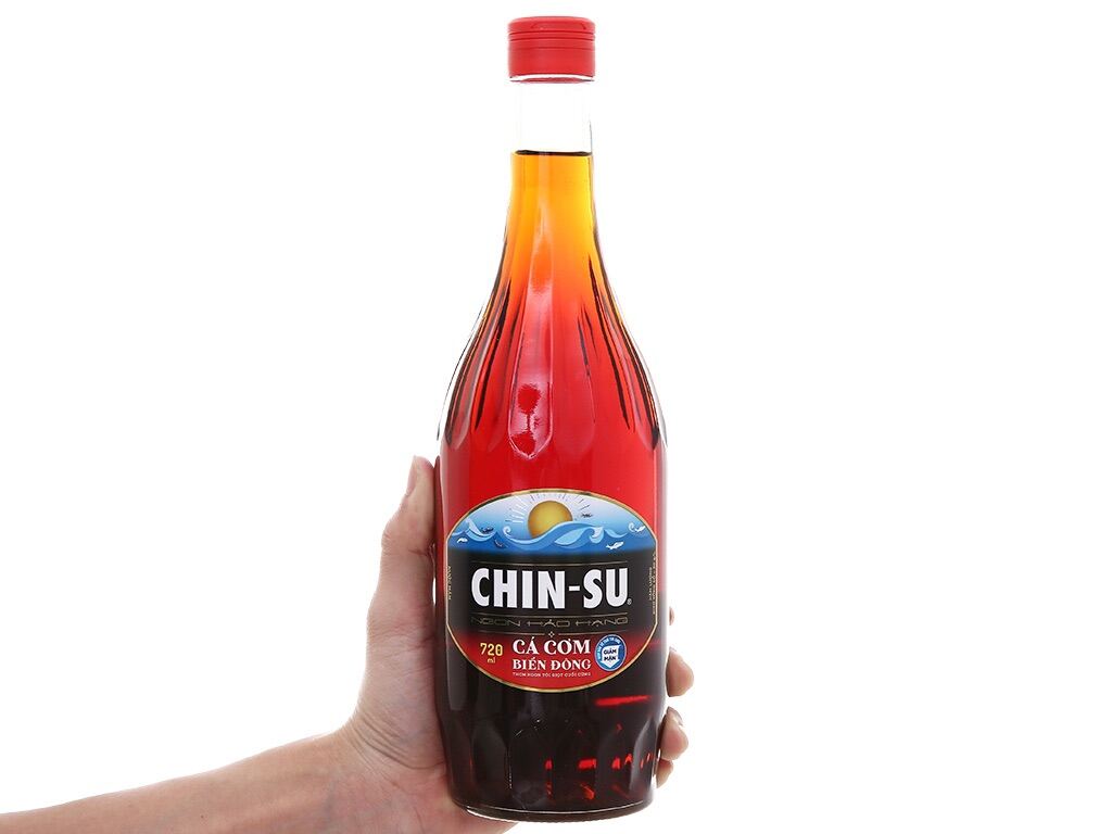 Nước mắm Chinsu cá cơm biển đông 20 độ đạm chai 720ml Chinsu cá cơm 720ml