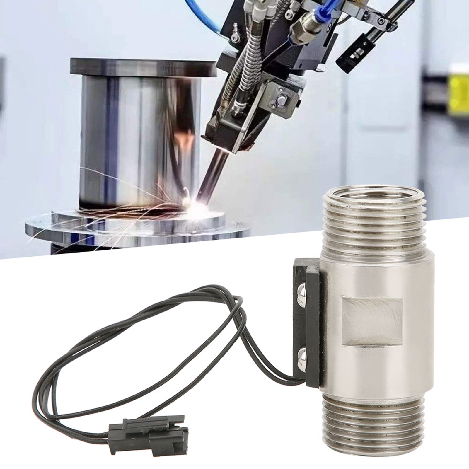 Stainless Steel Water Flow Switch Water Flow Sensor 0-48 (VDC) FS-03 Oil Liquid