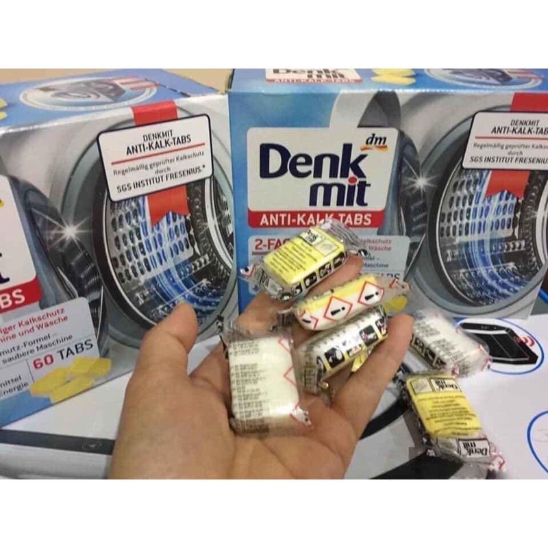 Viên Vệ Sinh Lồng Giặt Denkmit Hàng Chuẩn Đức