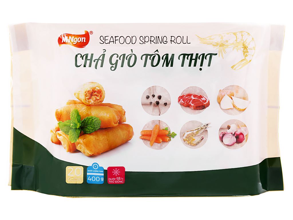 Chả Giò Tôm Thịt Mr.Ngon 400Gr