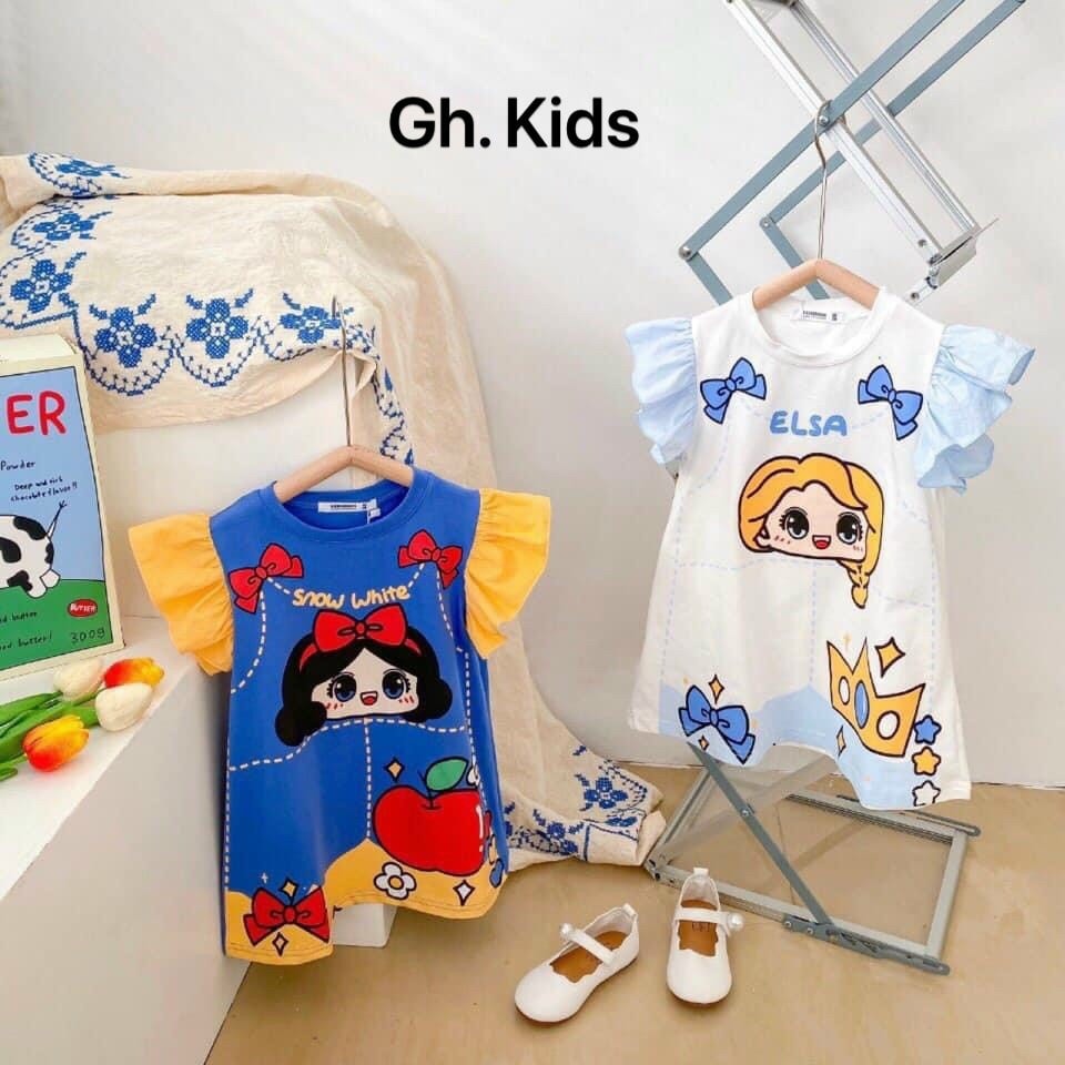 [SIZE NHÍ+ĐẠI] ĐẦM BÉ GÁI E.L.S.A IN HÌNH DỄ THƯƠNG