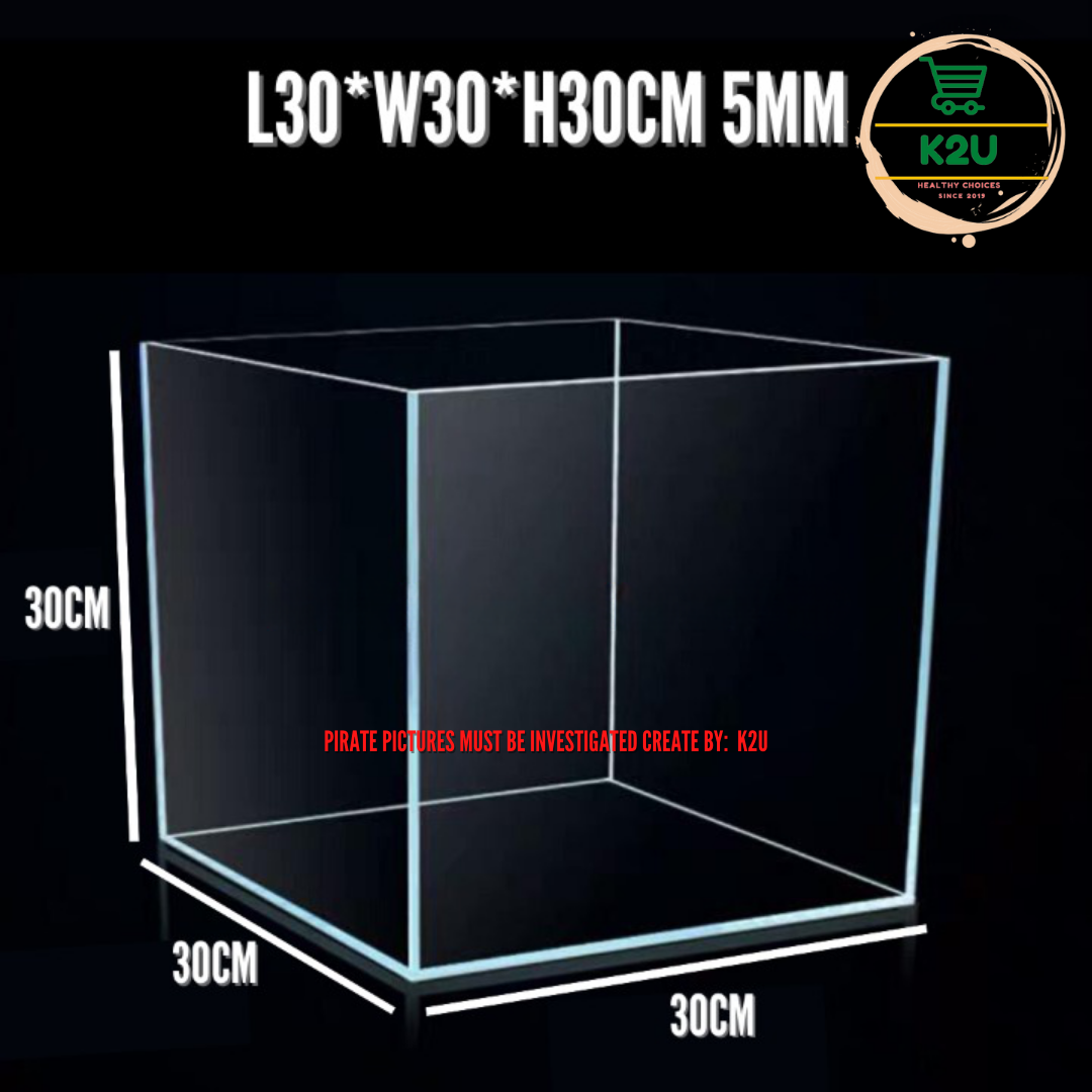 AQUARIUM Fish Tank Crystal Clear Tank Cube Tank 5mm / 6mm Thickness
