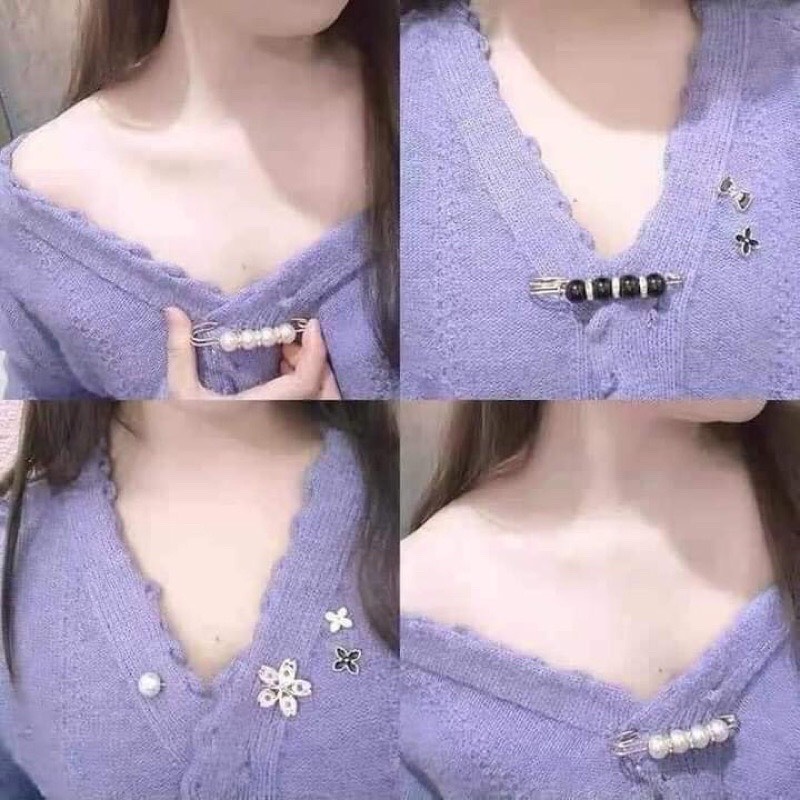 Sét 4 Gim Cài Quần Áo