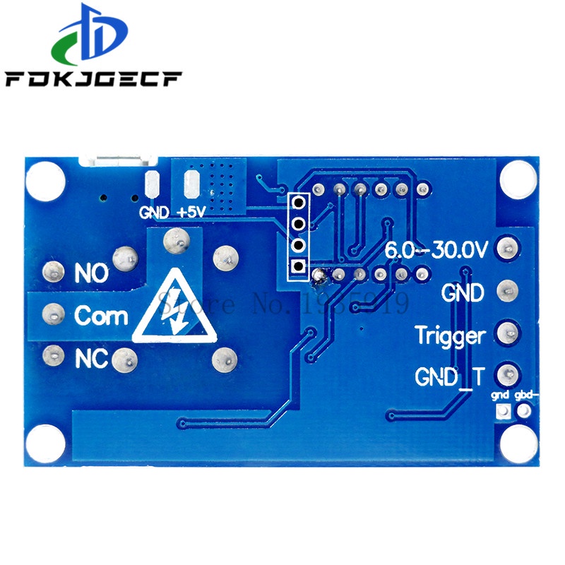 1 kênh 5V Relay 6-30V Mô-đun Rơle off/on chuyển đổi kích hoạt độ trễ thời gian mạch hẹn giờ chu kỳ 999 phút điều chỉnh mạch tích hợp