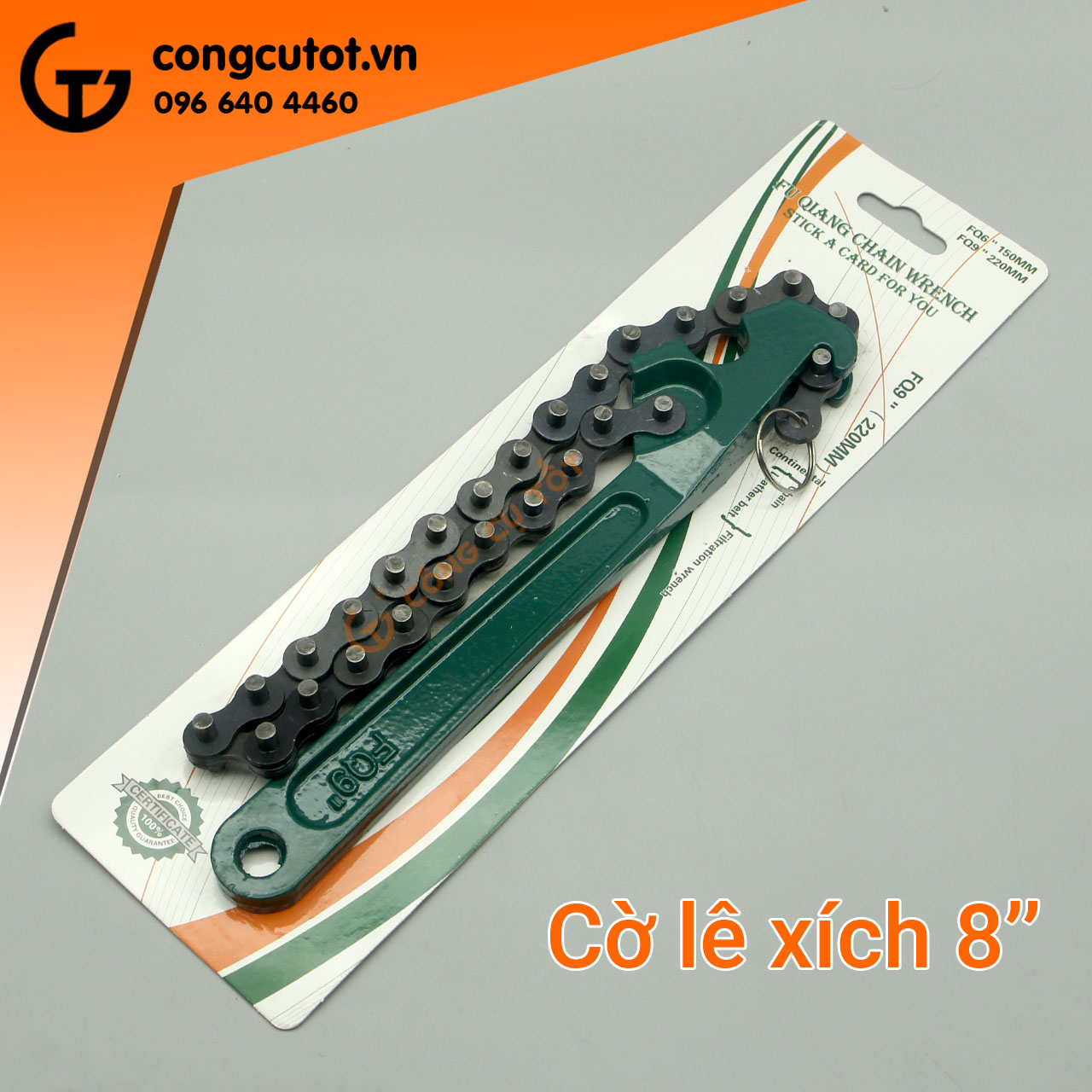 Cờ lê xích các cỡ 200mm, 225mm, 300mm, 400mm
