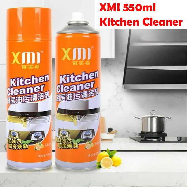 XMI 550ml Kitchen Oil Cleaner Kitchen Powerful Remover Oil Remover Foam ...