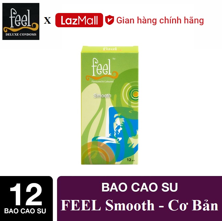[ FEEL ] Bao cao su Feel Smooth 12 bao.