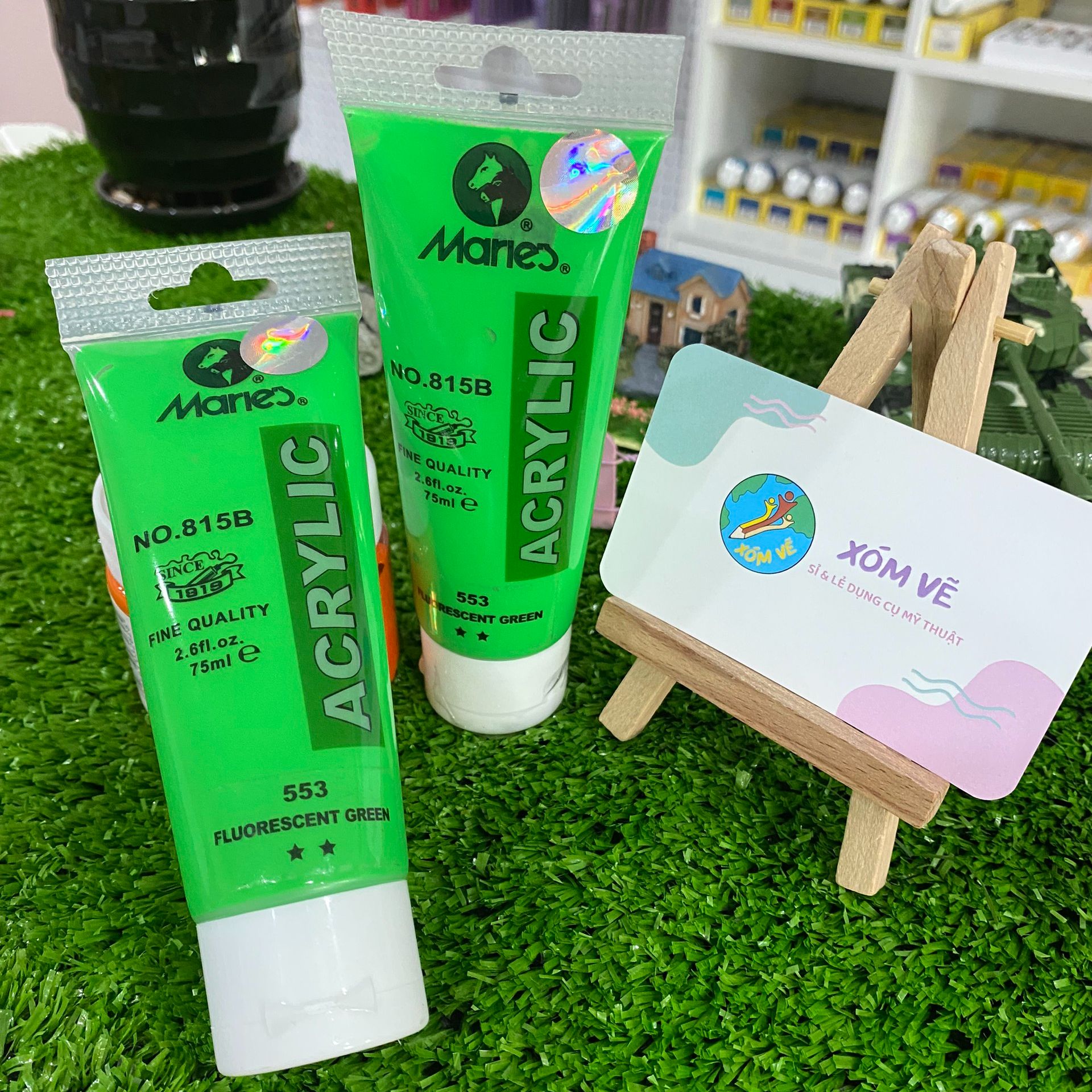 Màu Acrylic nhũ vẽ nổi 3D tuýp 75ml
