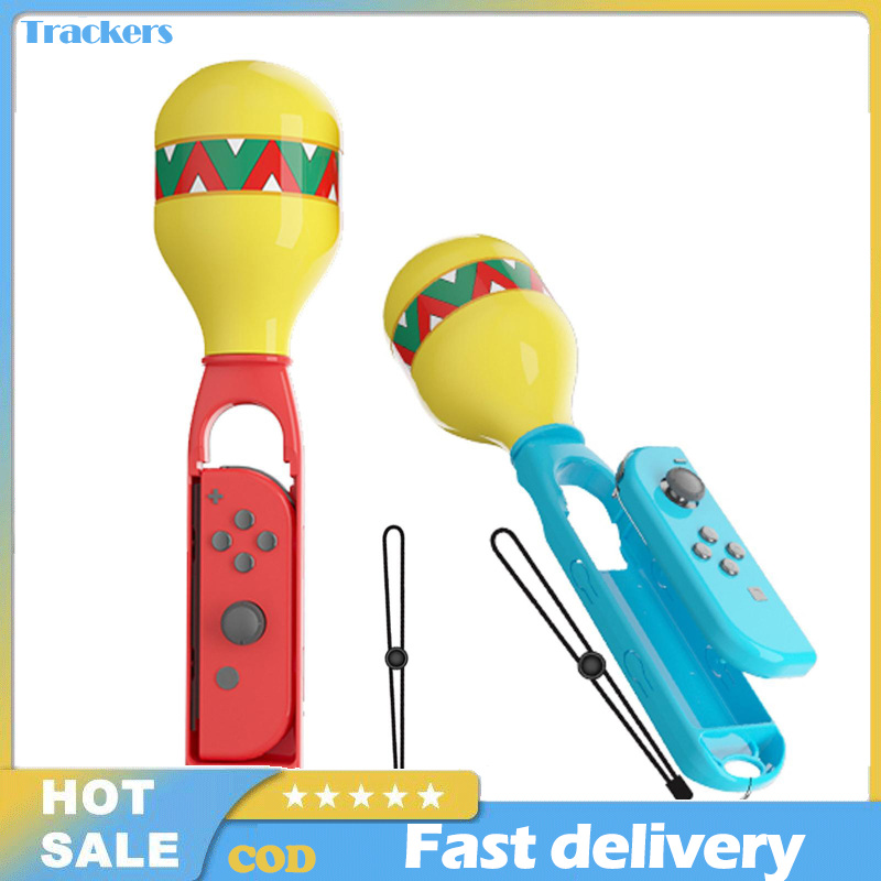 2pcs Game Sand Hammer Hand Grip Compatible For Switch Left Right Small Handle Controller Grips With Wrist Strap【Returnable within 15 days】