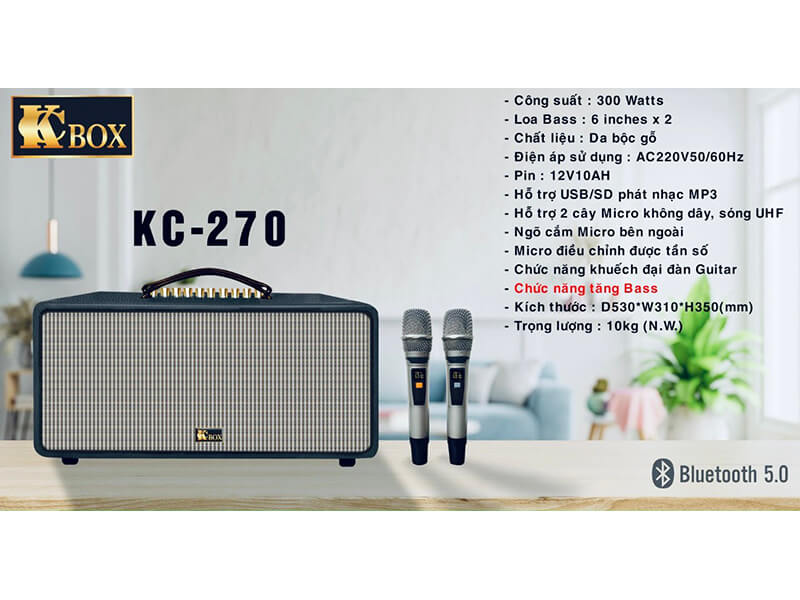 Loa Karaoke Di Động Kcbox KC-270