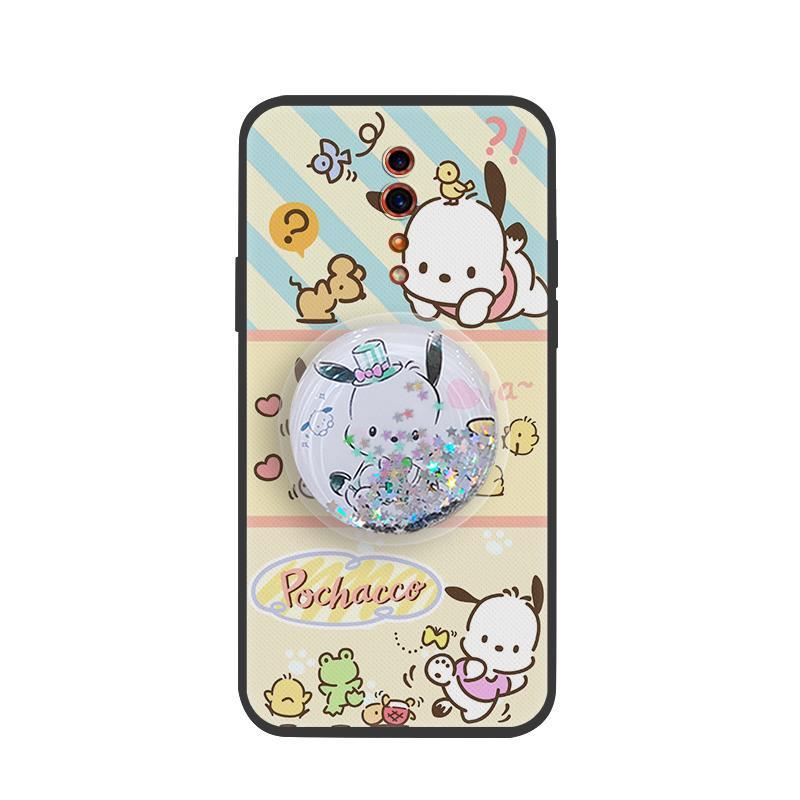 Back Cover Soft Case Phone Case For OPPO Reno Z Kickstand Glitter Waterproof Dirt-resistant Anti-knock Rotatable stand. 