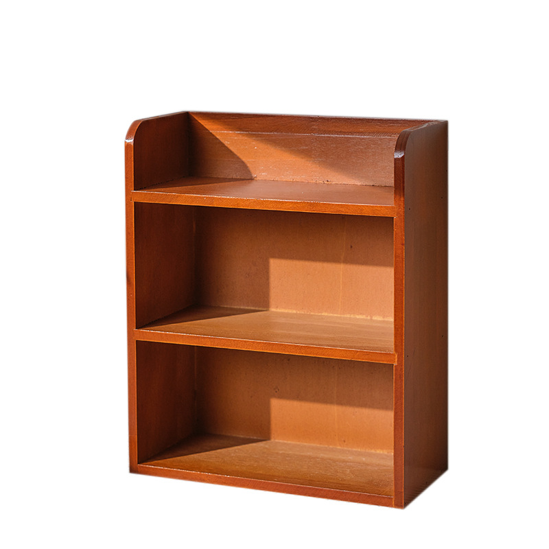 Solid wood cosmetics storage rack tabletop cup sample storage box multi-layer wood vintage shelf display shelf save space wood