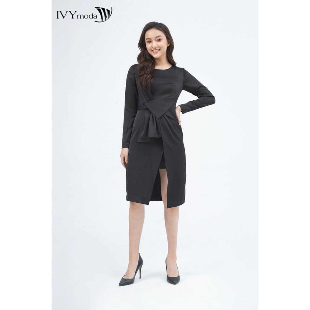 [ Nhập mã LAZSOCIAL10 - Giảm 20% tối đa 99K đơn 199K ] Đầm 2 lớp IVY moda MS 48M5119