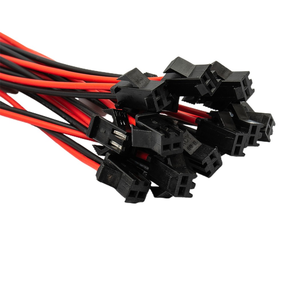 Comforhome PVC Connector Plug Terminal 120pcs Wire 2Pin 60pairs Copper Electrical