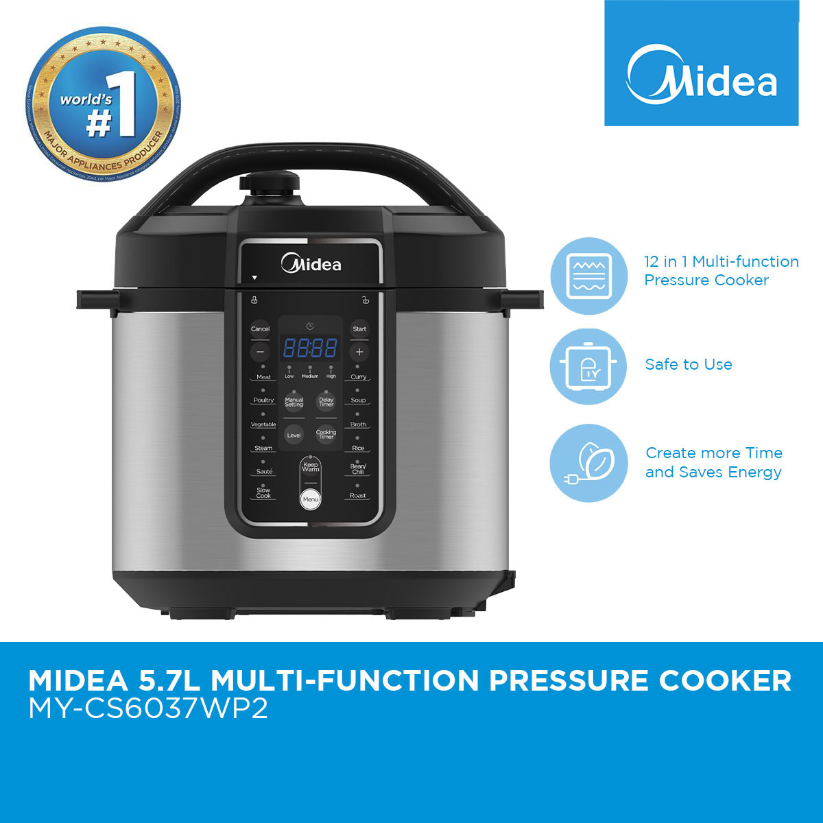 Midea instachef discount pressure cooker review