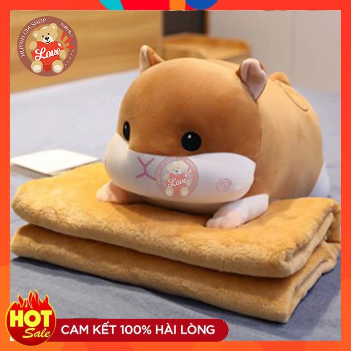 [XẢ KHO] Thú Bông Mền 3in1 chuột Hamter cao cấp