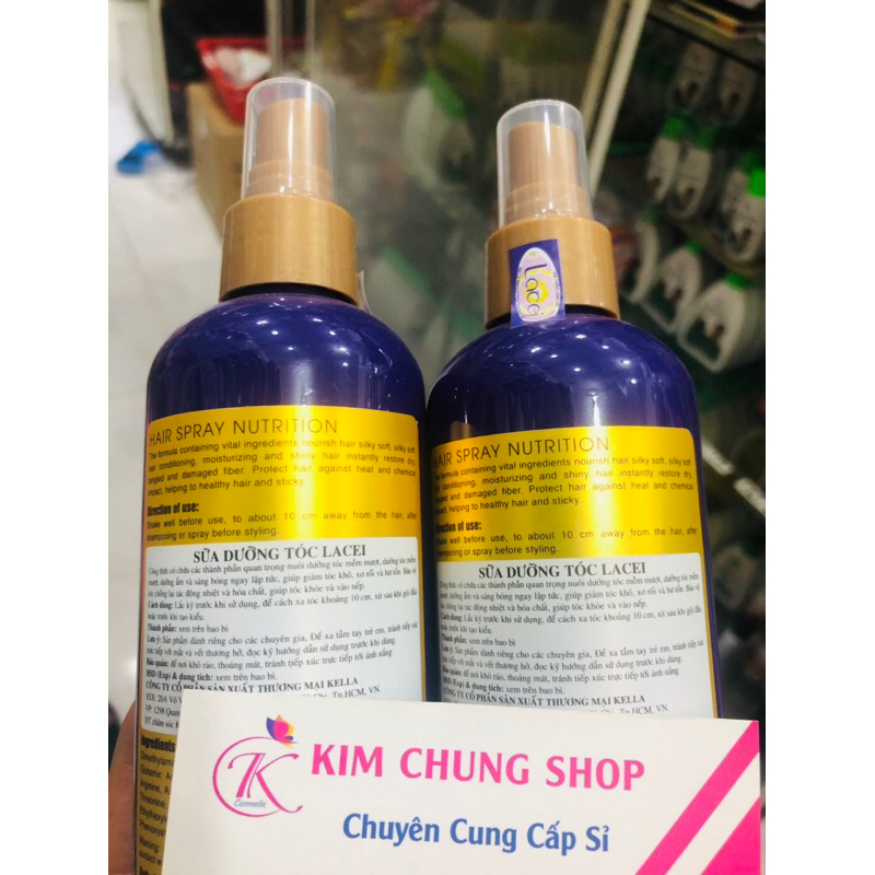 Sữa dưỡng tóc Lacei Extra Rich phục hồi tóc hư tổn 200ml