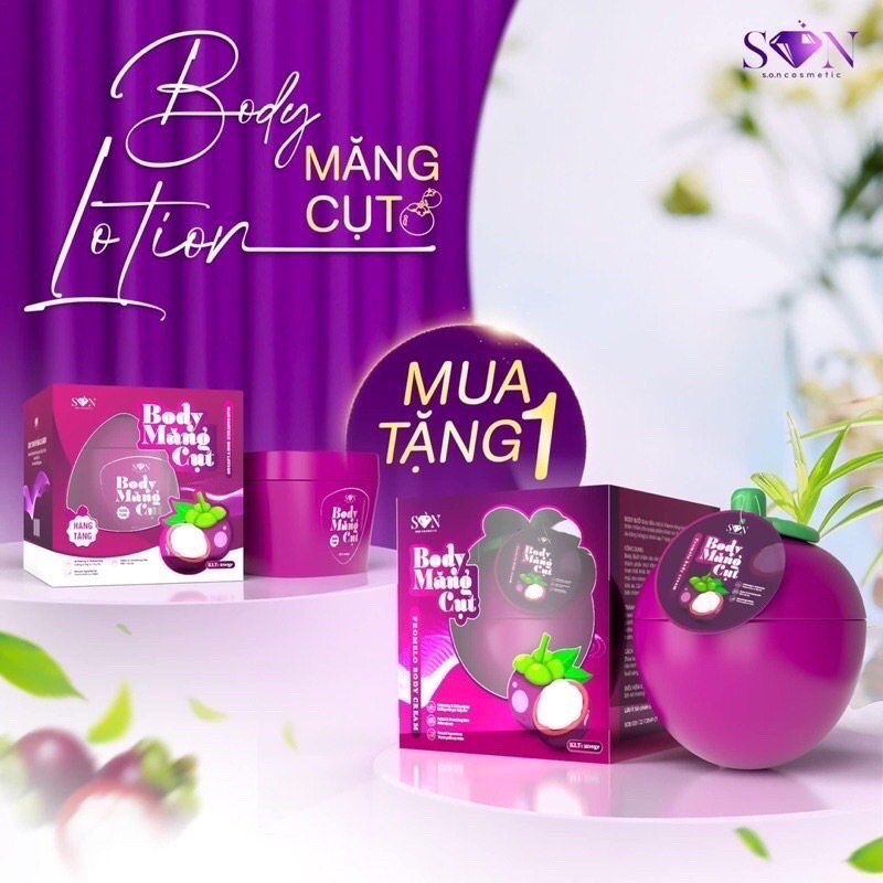 Body măng cụt mua 1 tặng 1 son