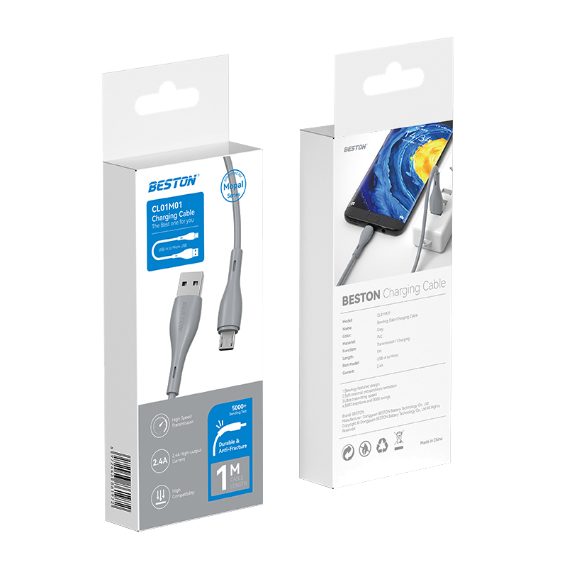 Beston Micro USB Charging Cable for Android Smartphones 1M/2M/3M (2.4A/1.5A/2A)
