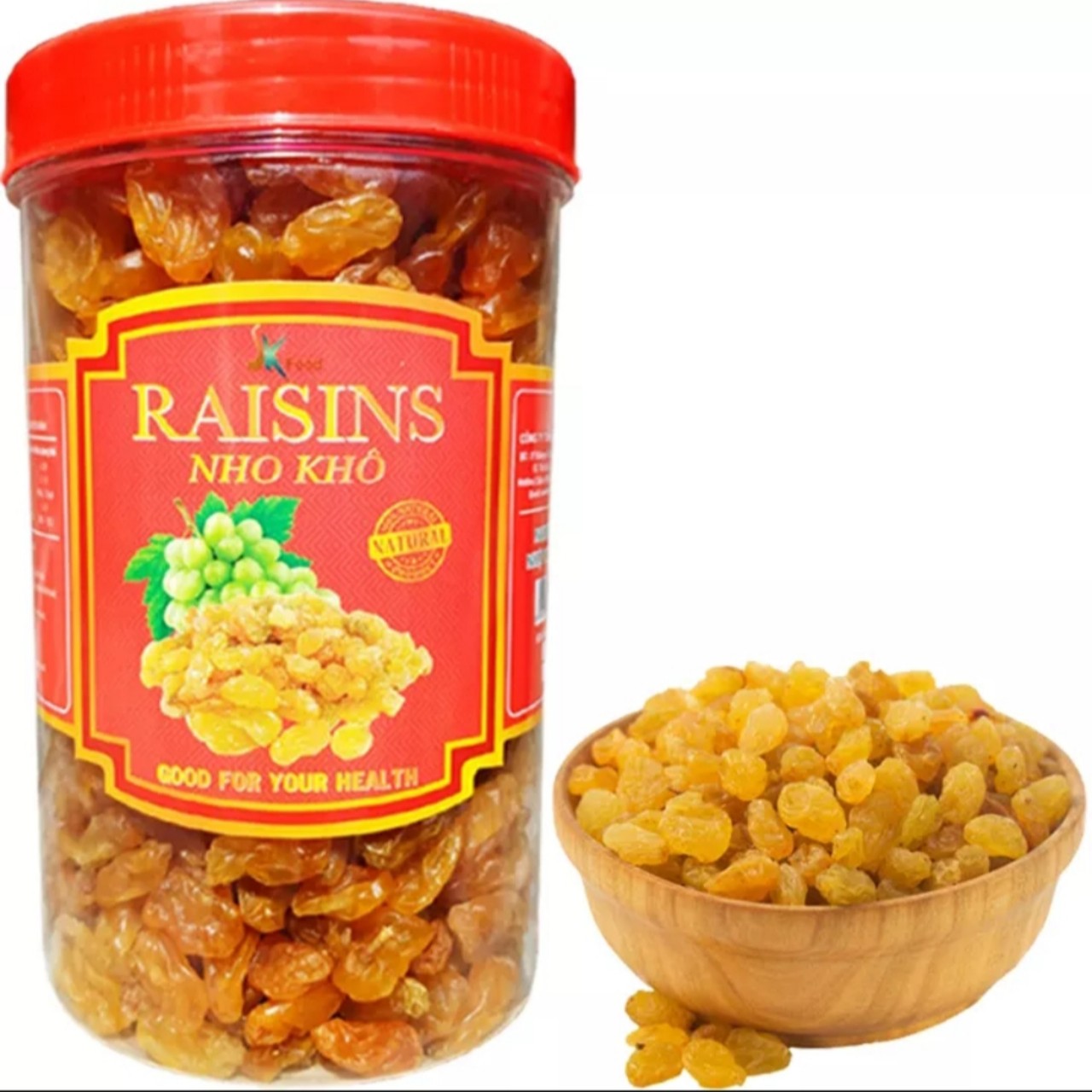 NHO KHÔ KHÔNG HẠT NHẬP KHẨU-500g