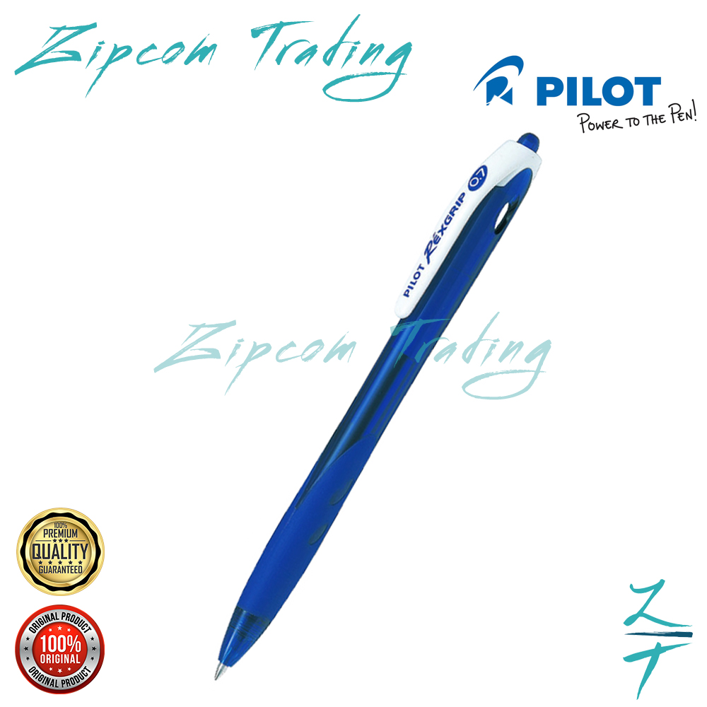Pilot RexGrip Retractable Ballpoint Pen (0.5/0.7/1.0mm) Lazada