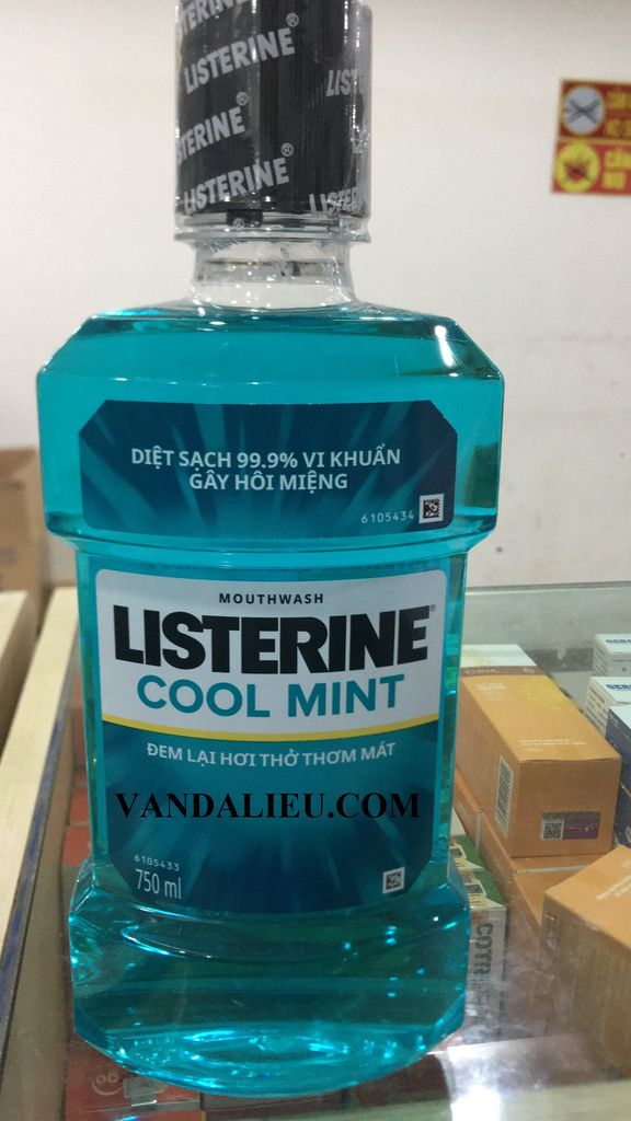 Nước súc miệng Listerine cool mint 750ml