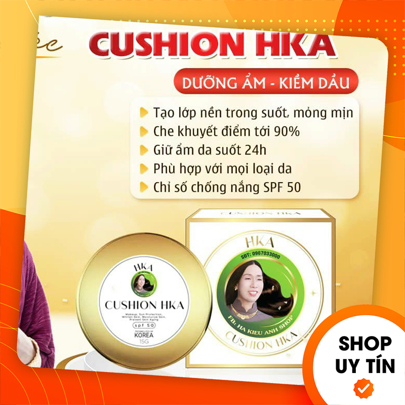 [Chính Hãng] Phấn Nước Che Khuyết Điểm Cushion Hà Kiều Anh