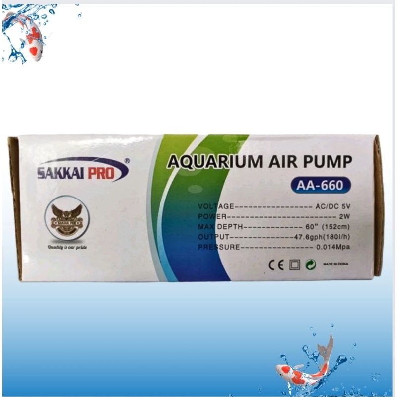 Pompa udara airpump ACDC USB SAKKAI PRO AA 660