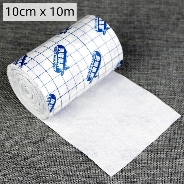 1 X Non-Woven Tape Waterproof Adhesive Breathable Patches Bandage Hypoallergenic Wound Dressing Fixation Tape