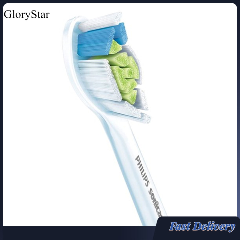 GloryStar Toothbrush Head For Philips Sonicare W2 Plaque Control Deep Cleaning Replacement Brush Head Hx6063/64 (w2)