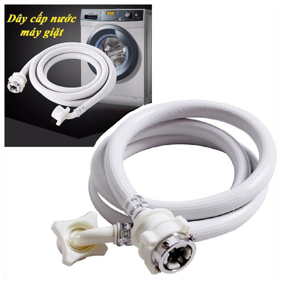 Dây cấp nước máy giặt 3m màu trắng
