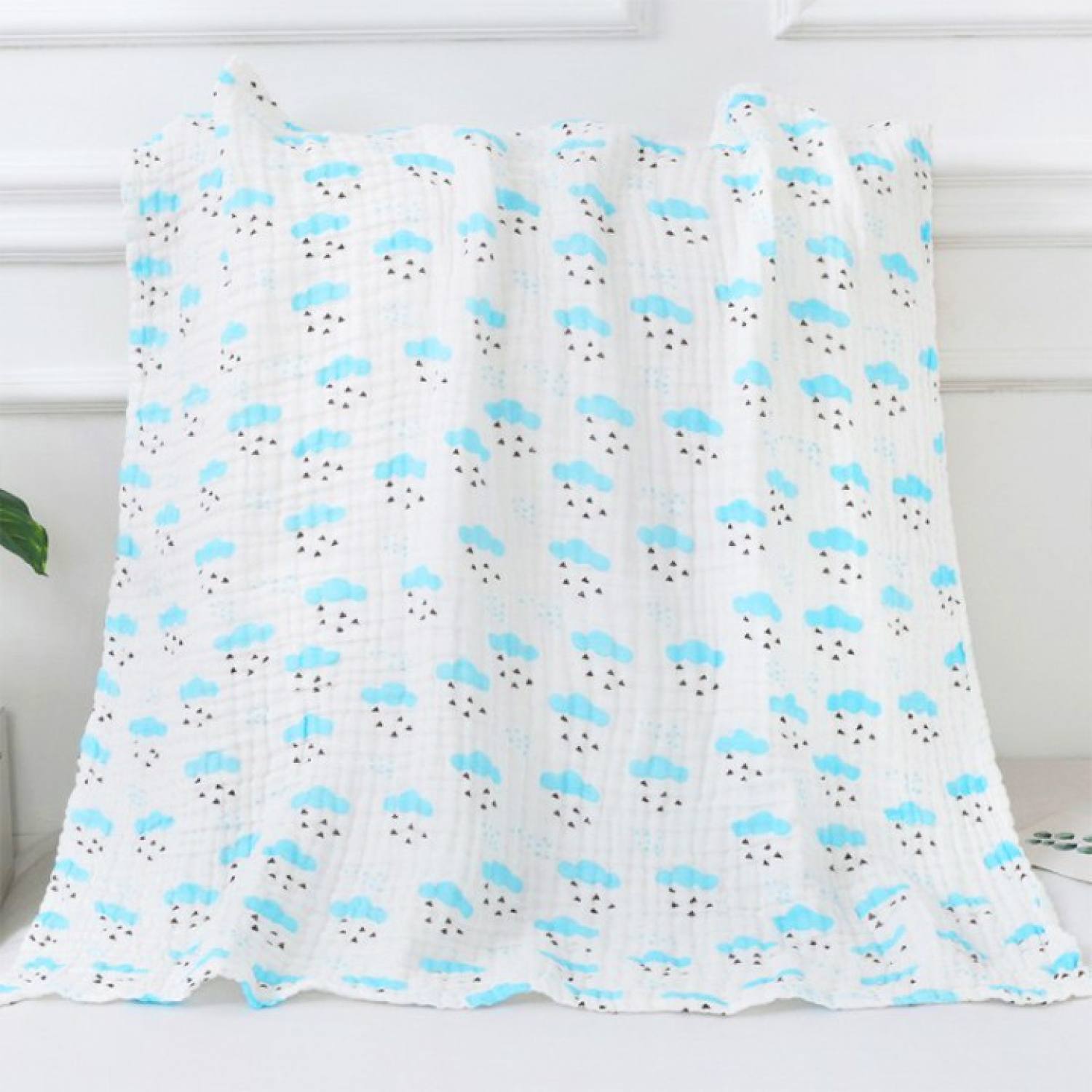 Khăn Tắm Xô 6 Lớp Cho Bé 110x110cm