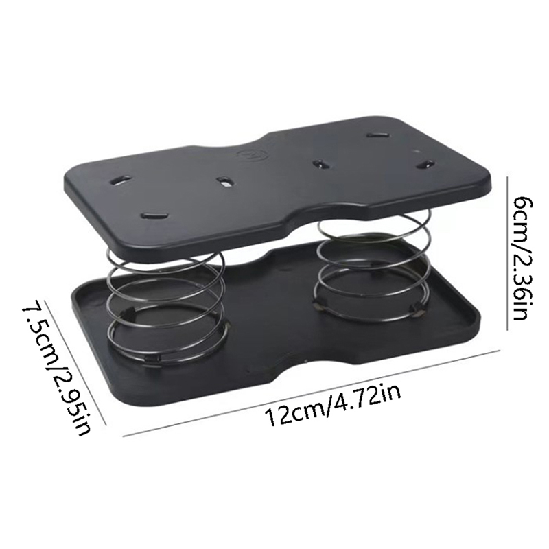 Waqajh Creative Spring Holder For Tissue Box Automatic Lift Spring Loaded Tissue Box Tissue Spring Bracket Car Tissue Box Spring Holder