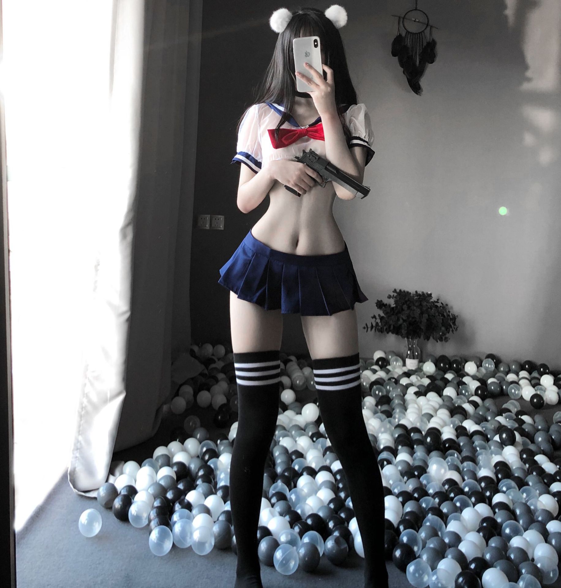 Bộ cosplay học sinh (che tên sp)
