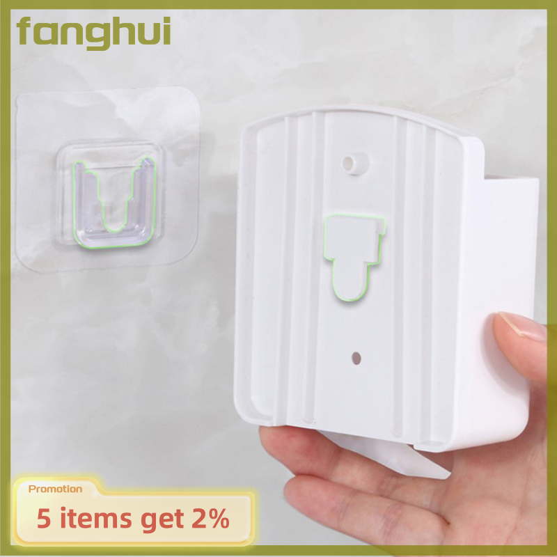 fanghui Universal Air Conditioner Remote Holder White Wall Mounted Box Storage Holder