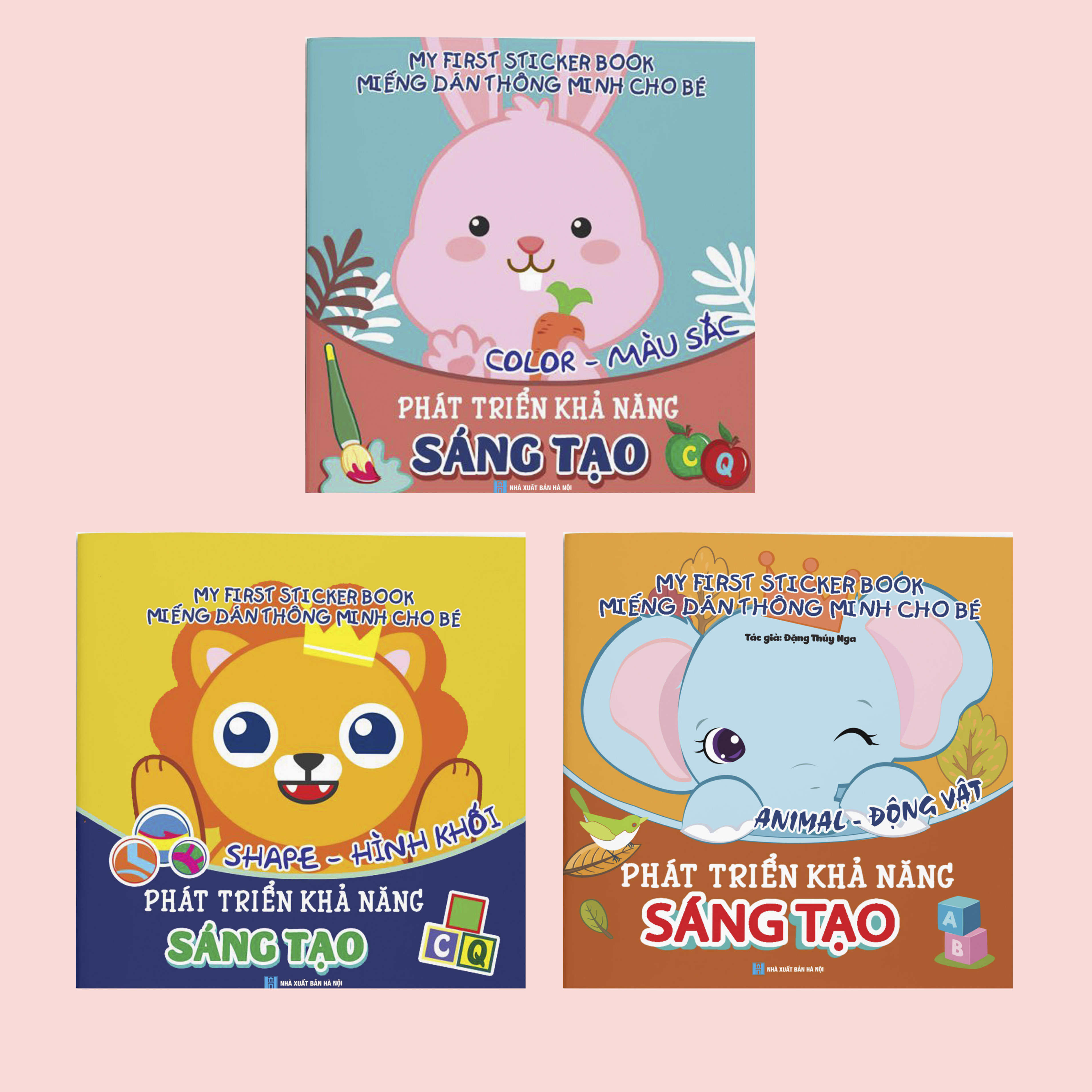 Miếng Dán Thông Minh Cho Bé - My First Sticker Book (Bộ 3 Cuốn)