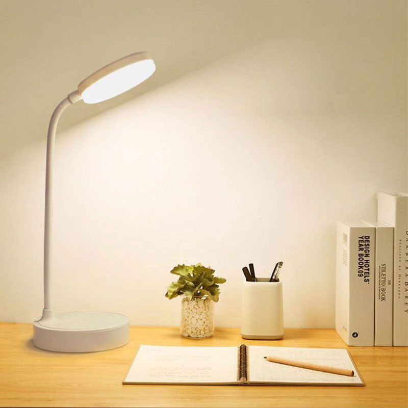 XMDS💖 Đèn bàn LED bảo vệ mắt để học, đèn ngủ USB, máy tính để bàn học sinh, đọc sáng tạo, sạc, đèn vỗ