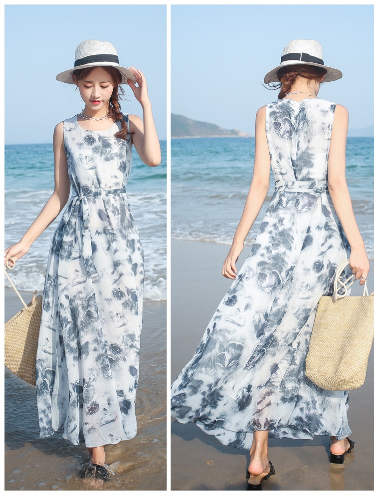 [HCM]ĐẦM MAXI HỌA TIẾT CAO CẤP BEYEU1688 - BY4163