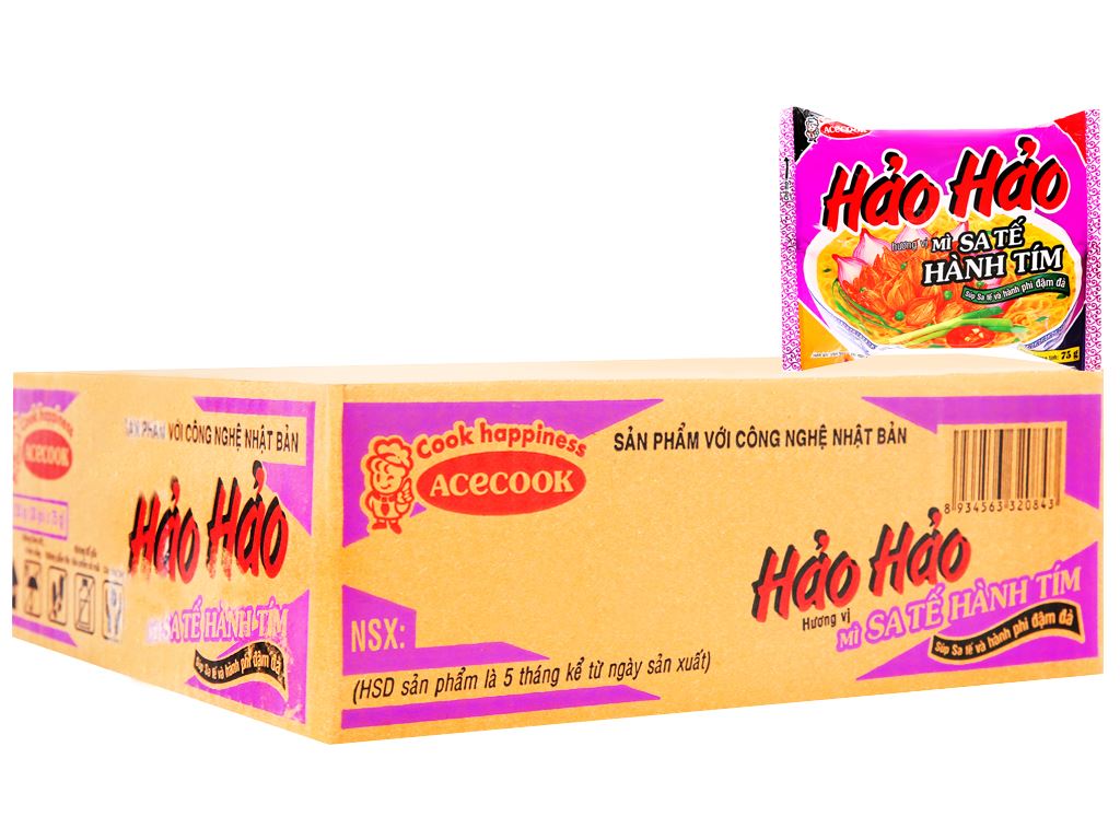 Mì Hảo Hảo Sa Tế Hành Tím Gói 75g