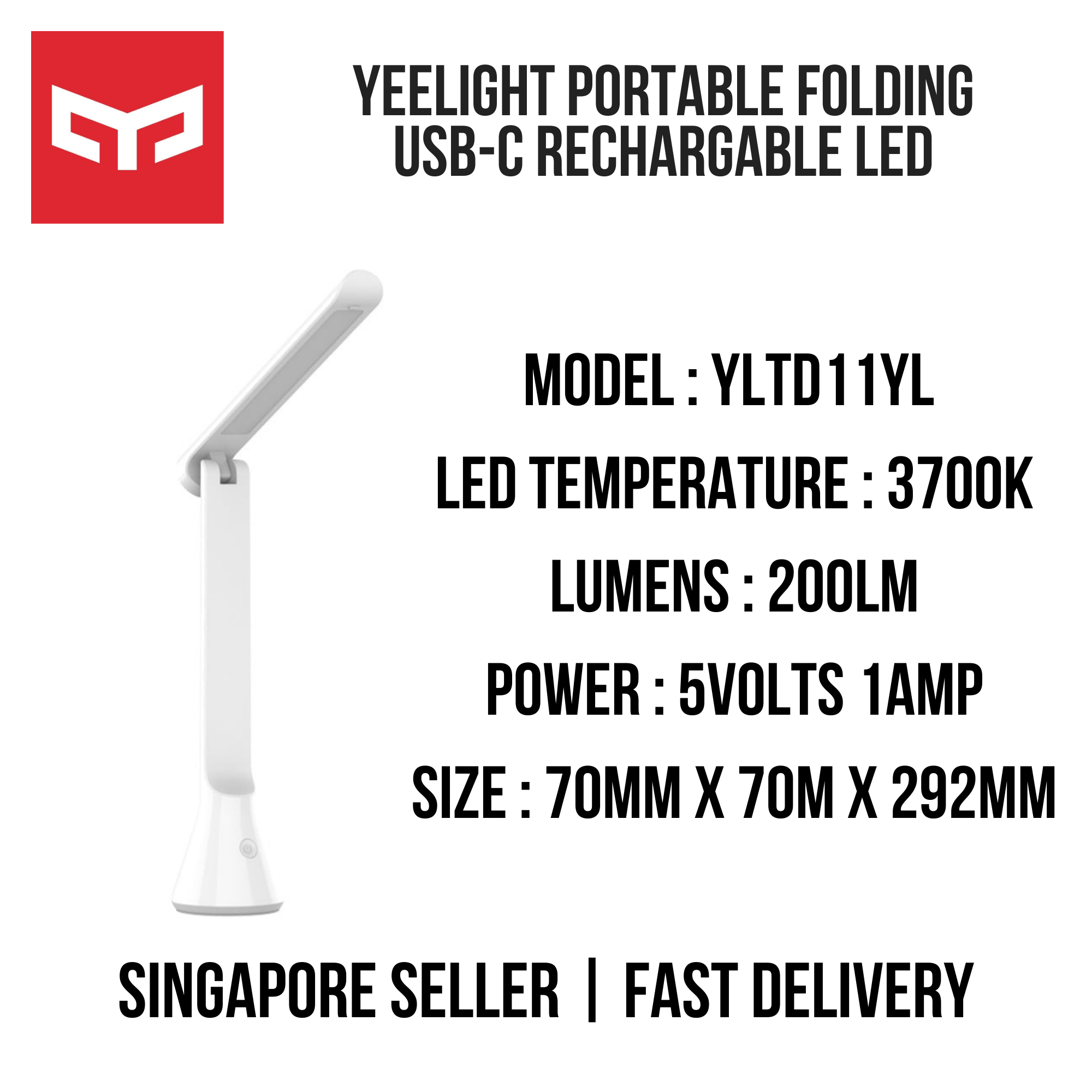 portable folding lamp