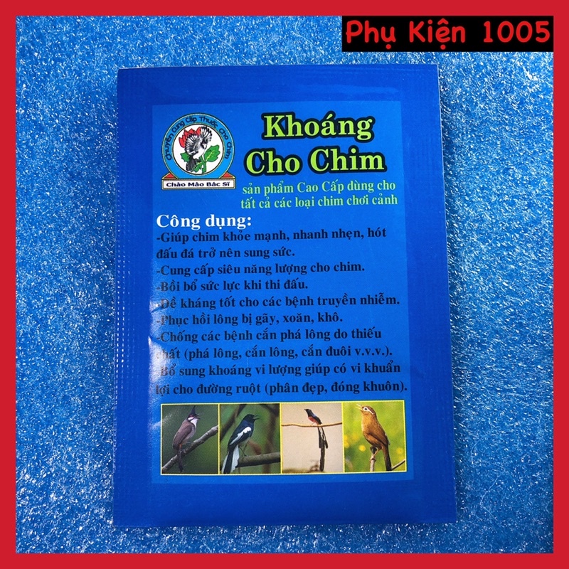 Khoáng Dành Cho Chim Cảnh 10g