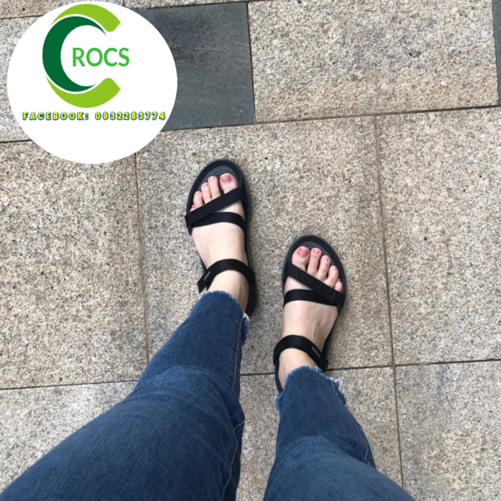 GIÀY SANDAL CHỐNG HÔI CHÂN -CROCS- WEBBING NỮ
