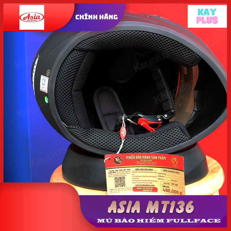 Mũ, Nón bảo hiểm fullface ASIA MT136