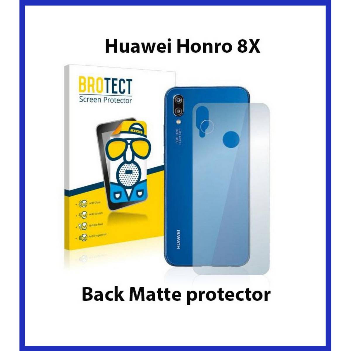 Honor 8X Back Matte Protector Soft Skin Sheet Soft Film Protection For Honor 8X
