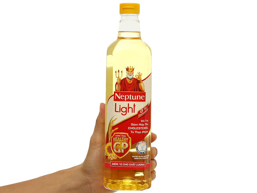 Dầu Ăn Neptune Light Thượng Hạng - Chai 1L