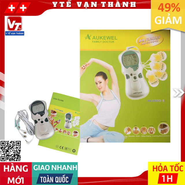 ✅ máy massage xung điện aukewel ak-2000-ii | -vt0103 - y tế vạn thành