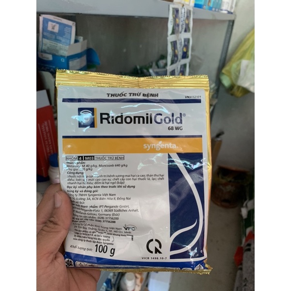 Thuốc trừ nấm bệnh Ridomilgold 100gr